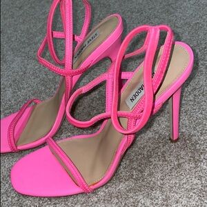 Steve Madden Women's Pink Strappy Sandals